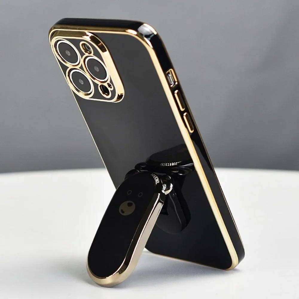 iPhone 15 Case iPhone 14  iPhone 13 Case iPhone 12/11 Case  Bear Bracket Stand